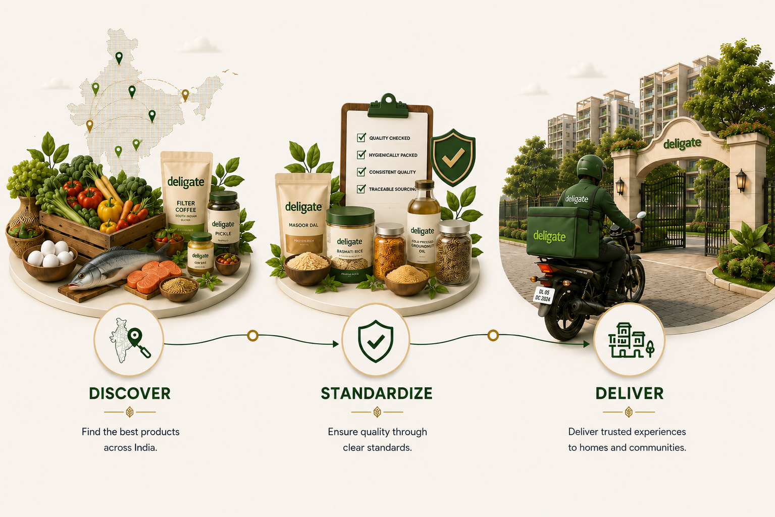 Deligate everyday commerce ecosystem